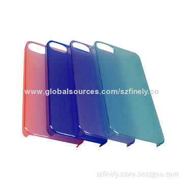 Simple PC Cases for iPhone 5/5S with 1.0mm Thickness, Various Colors Available